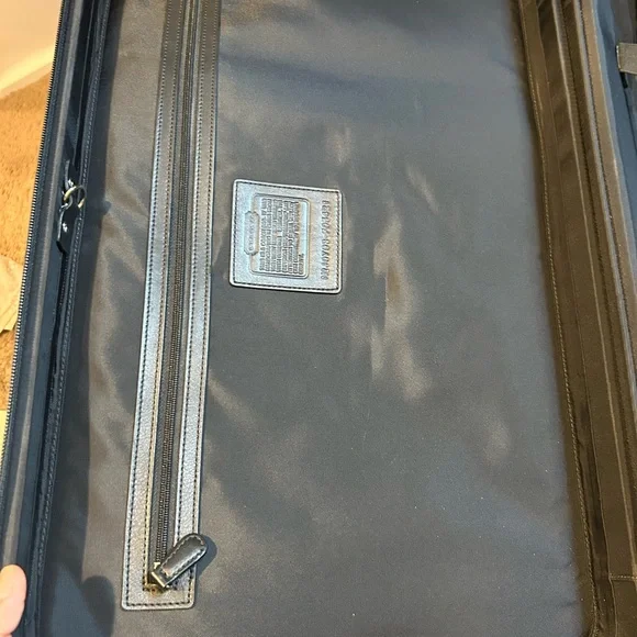Coach Signature Black luggage suitcase